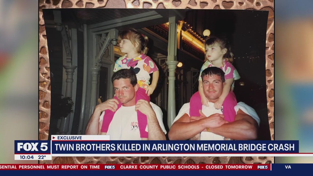 Maryland twin brothers killed in Arlington Memorial Bridge crash
